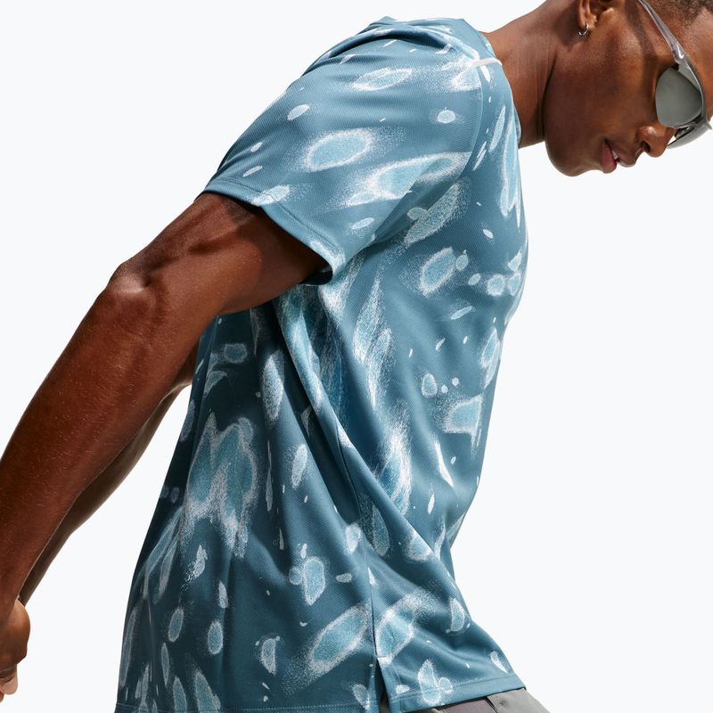 Футболка для бігу чоловіча Nike Miler Dri-Fit UV smokey blue 5