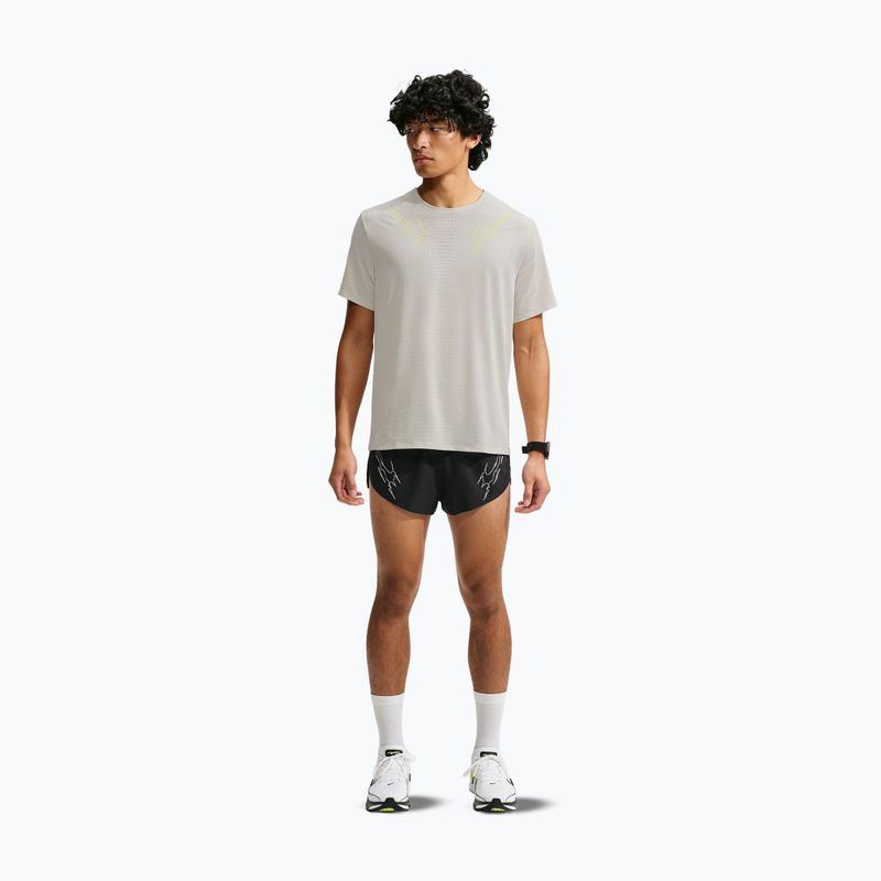 Футболка для бігу чоловіча Nike AeroSwift Dri-Fit ADV light bone 2