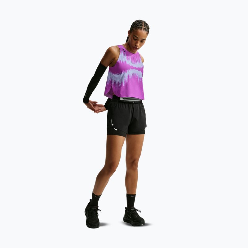 Футболка для бігу жіноча Nike AeroSwift vivid purple/purple dynasty 2