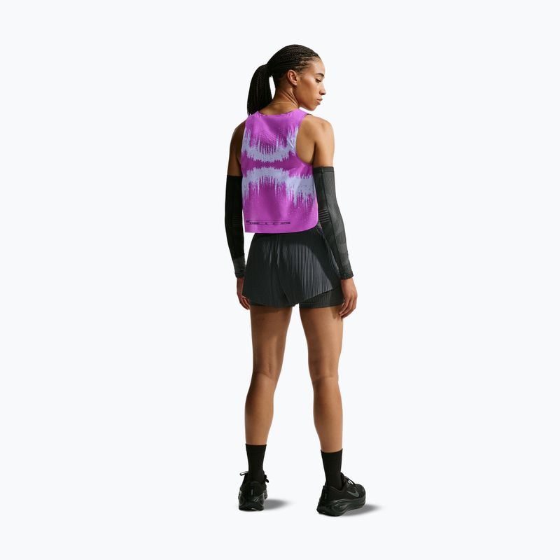 Футболка для бігу жіноча Nike AeroSwift vivid purple/purple dynasty 3