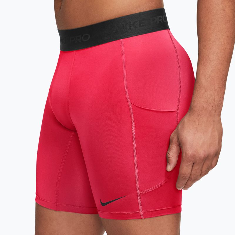 Шорти для тренувань чоловічі Nike Pro Dri-Fit Fitness Long laser crimson/black 3