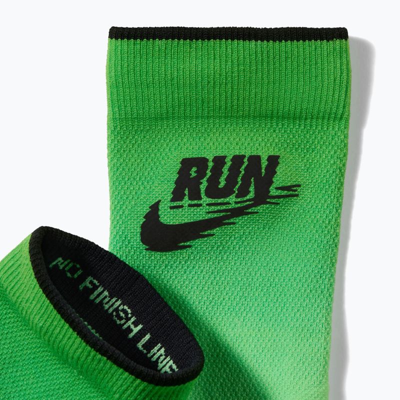 Шкарпетки Nike Run Midweight illusion green/black 2