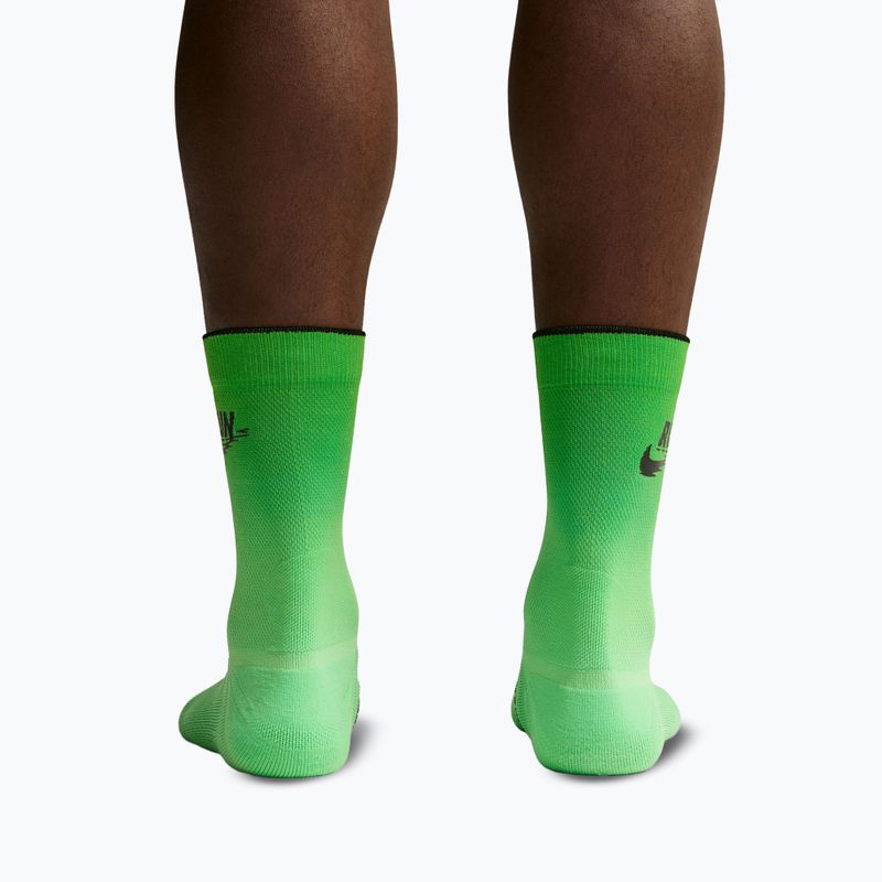 Шкарпетки Nike Run Midweight illusion green/black 5