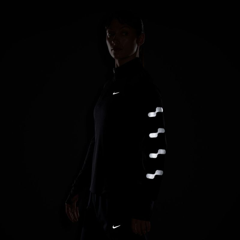 Лонгслів для бігу жіночий Nike Tempo Flash black 8