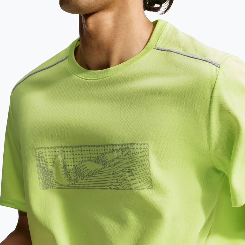 Футболка для бігу чоловіча Nike Miler light lemon twist 6