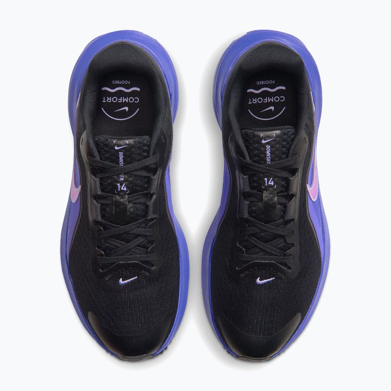 Кросівки для бігу жіночі Nike Downshifter 14 black/persian violet/vivid purple 3