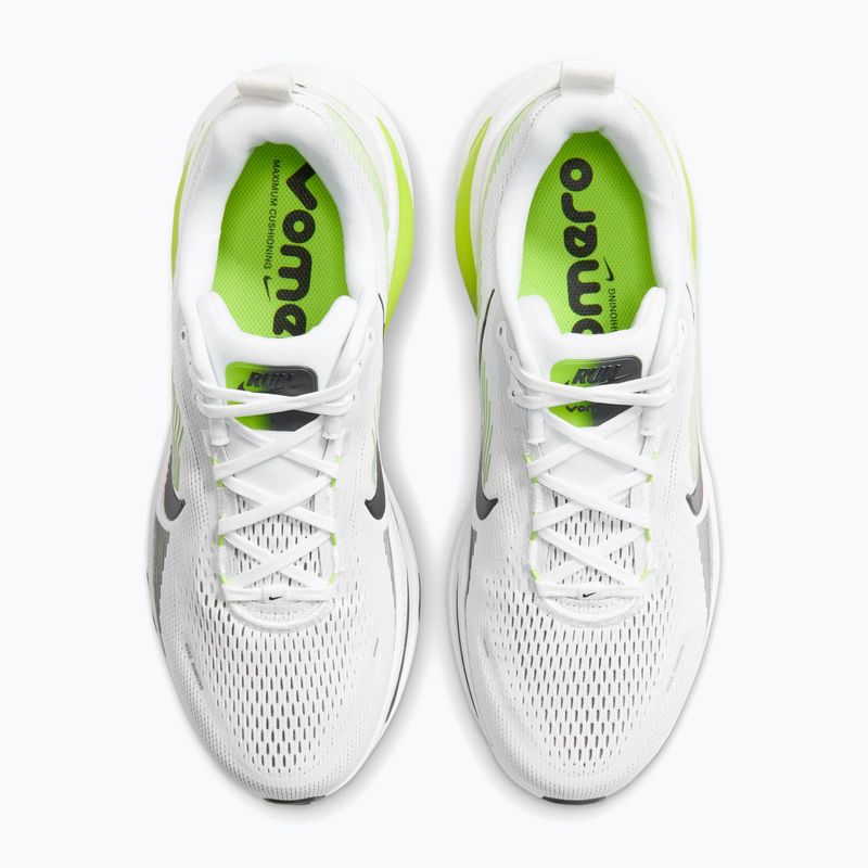 Кросівки для бігу чоловічі Nike Vomero 18 white/lemon venom/dark grey/black 4