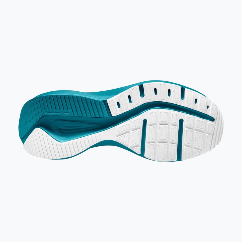 Кросівки для бігу чоловічі Nike Downshifter 14 white/bright spruce/metallic silver 3