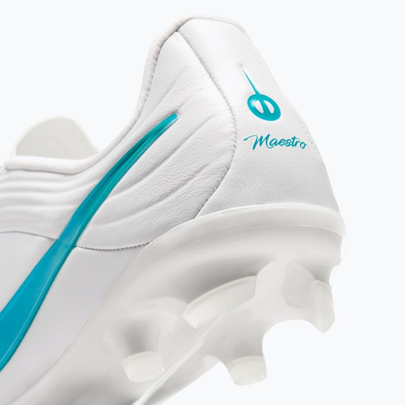Футбольне взуття дитяче Nike Tiempo Maestro Academy Jr FG/MG white/white/dusty cactus 7