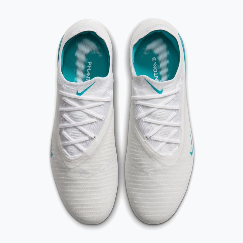 Кросівки футбольні чоловічі Nike Phantom 6 Low Elite SG white/white/dusty cactus 3