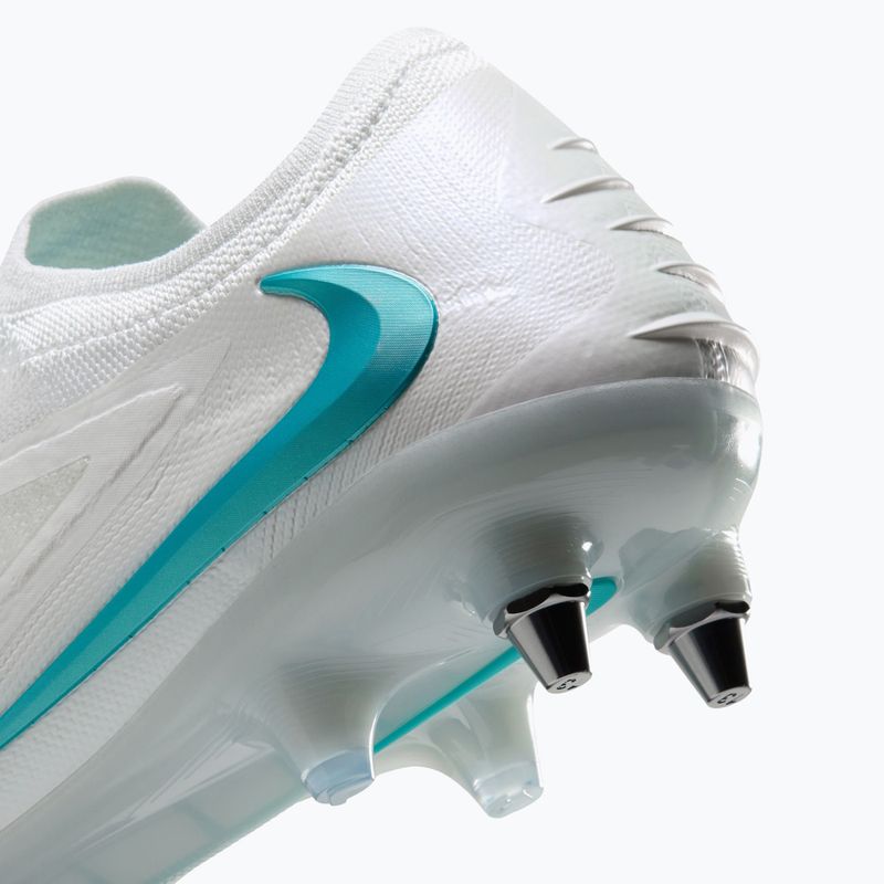 Кросівки футбольні чоловічі Nike Phantom 6 Low Elite SG white/white/dusty cactus 7