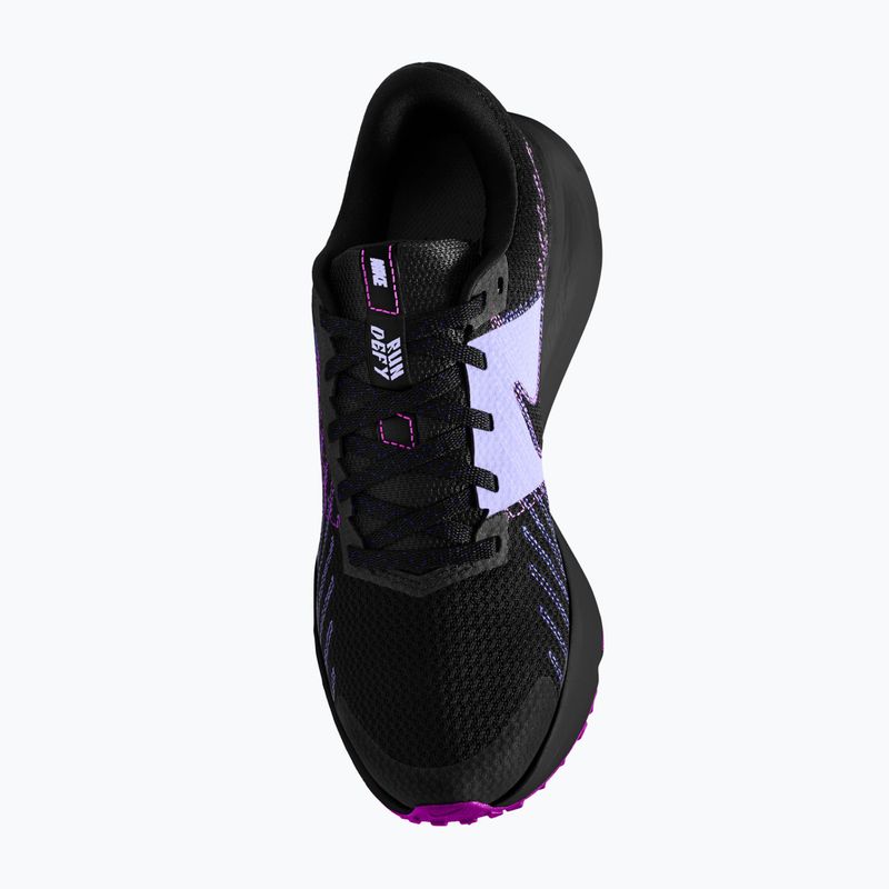 Кросівки для бігу жіночі Nike Run Defy black/persian violet/purple pulse 4