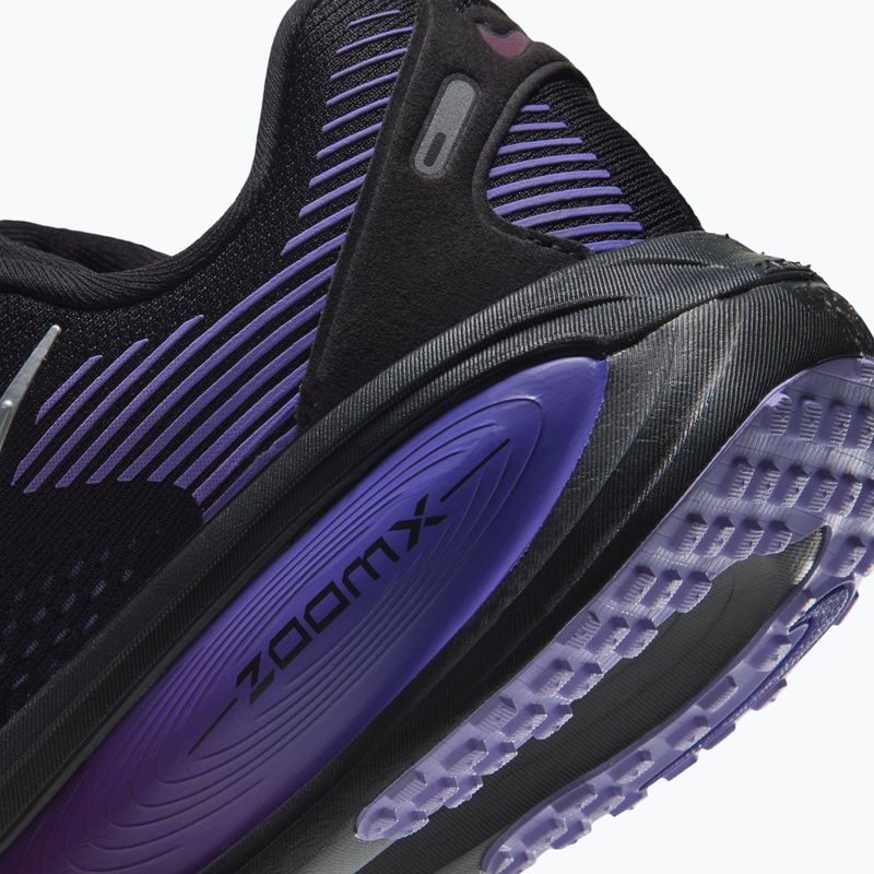 Кросівки для бігу жіночі Nike Vomero 18 black/persian violet/metallic silver 6