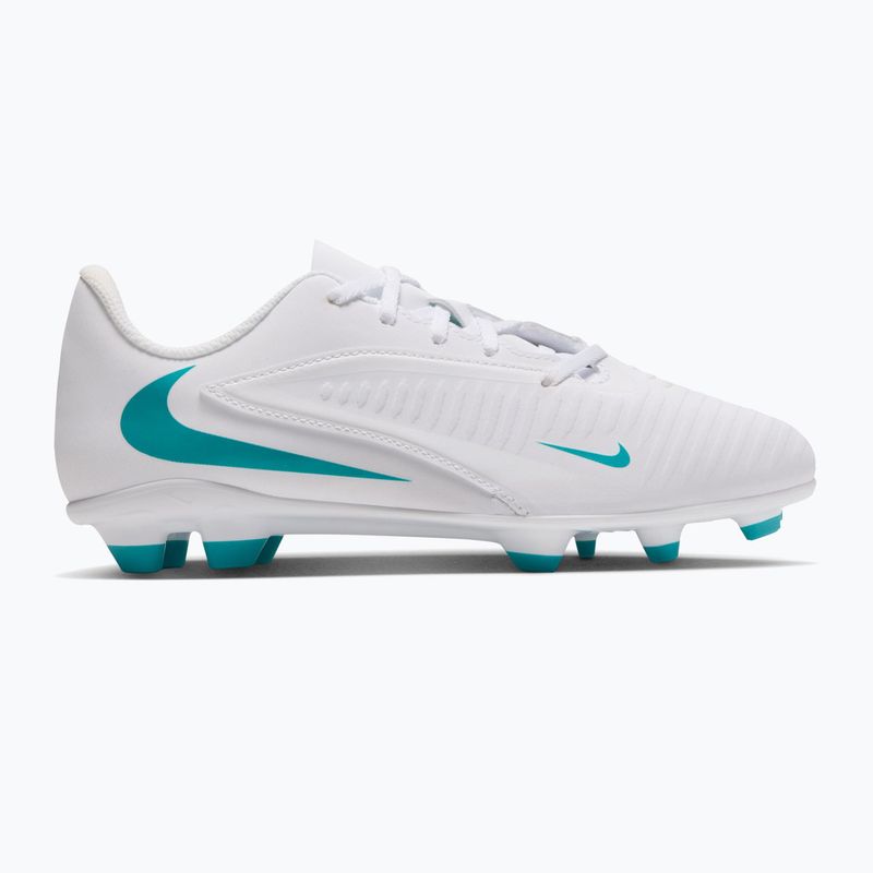 Футбольне взуття дитяче Nike Phantom 6 Low Club Jr MG white/white/dusty cactus