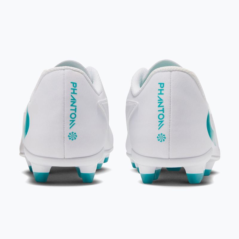 Футбольне взуття дитяче Nike Phantom 6 Low Club Jr MG white/white/dusty cactus 2