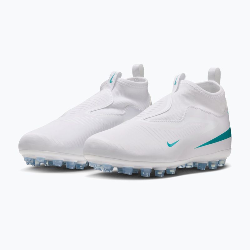 Футбольне взуття дитяче Nike Phantom 6 High Academy AG white/white/dusty cactus 3