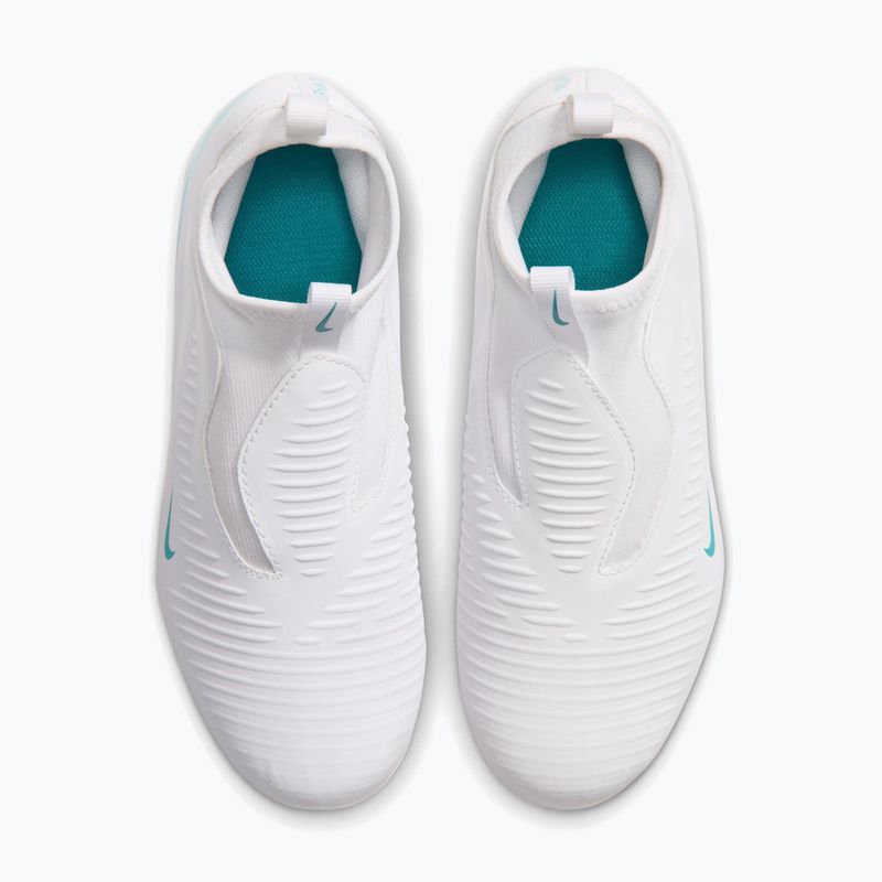 Футбольне взуття дитяче Nike Phantom 6 High Academy AG white/white/dusty cactus 4