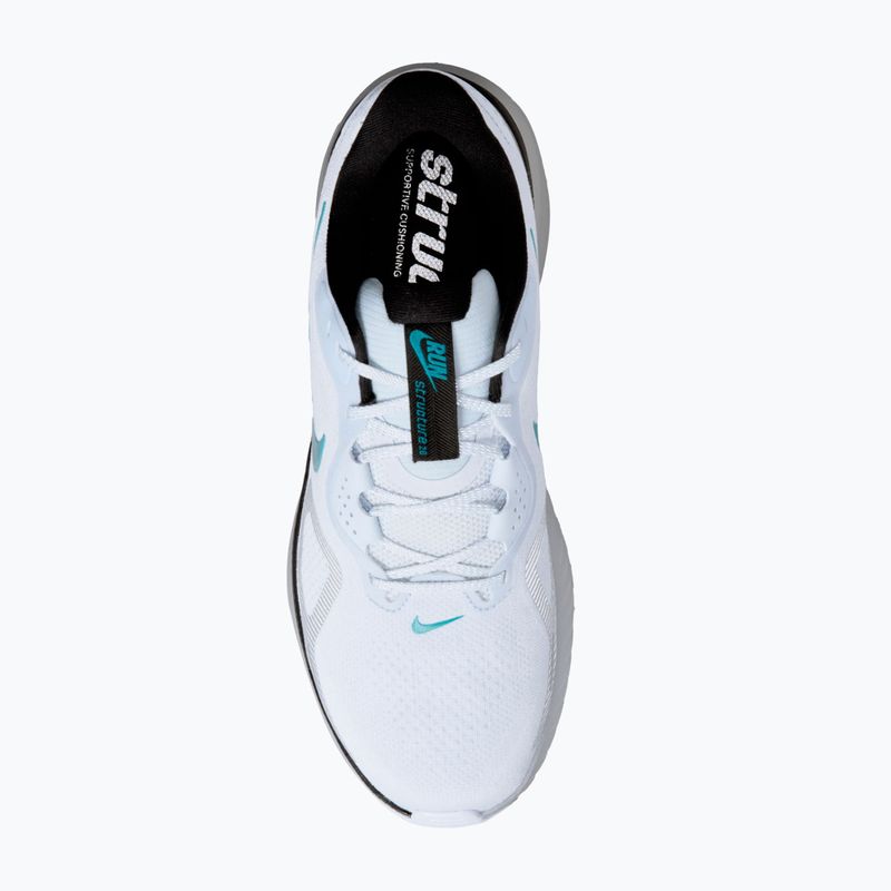 Кросівки для бігу чоловічі Nike Structure 26 football grey/black/bright spruce 2