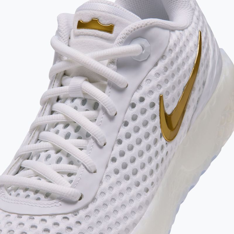 Кросівки для баскетболу чоловічі Nike LeBron Witness X white/white/photon dust/metallic gold 4