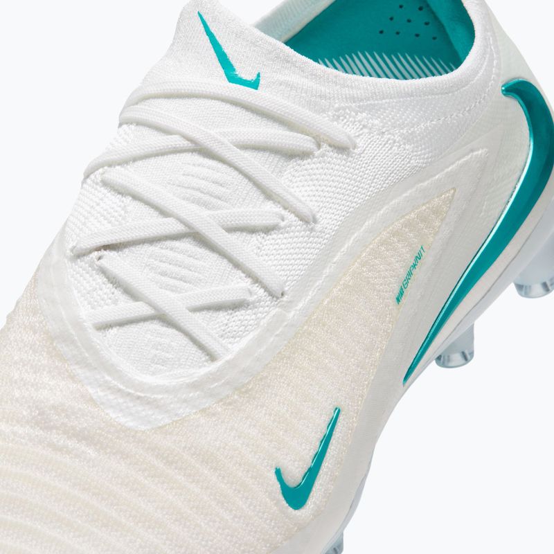 Кросівки футбольні чоловічі Nike Phantom 6 Low Elite AG-Pro white/white/dusty cactus 5