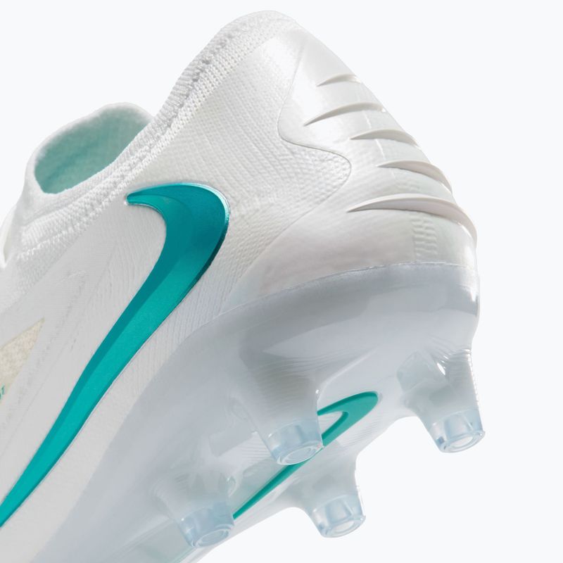 Кросівки футбольні чоловічі Nike Phantom 6 Low Elite AG-Pro white/white/dusty cactus 6