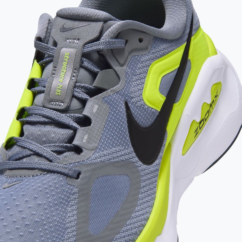 Кросівки для бігу чоловічі Nike Structure Plus Cool Grey/Lemon Venom/White/Black 5