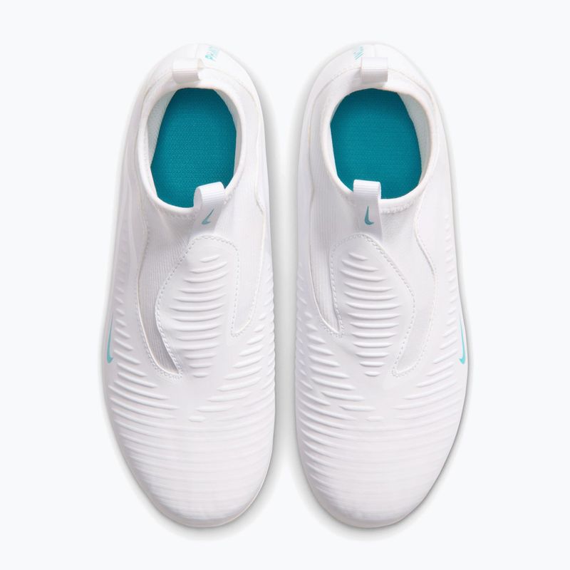 Футбольне взуття дитяче Nike Phantom 6 High Academy Jr FG/MG white/white/dusty cactus 3
