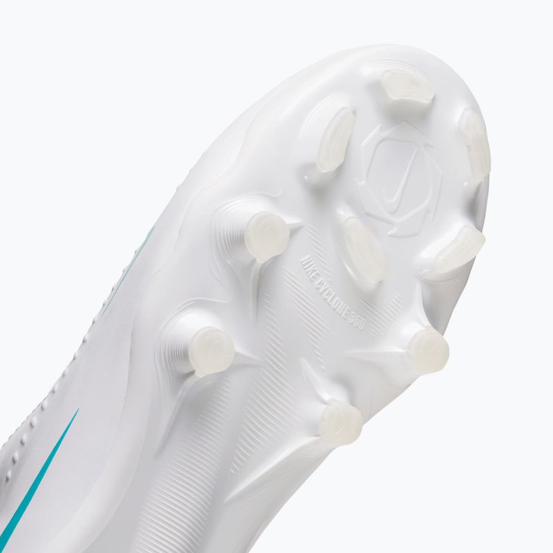 Футбольне взуття дитяче Nike Phantom 6 High Academy Jr FG/MG white/white/dusty cactus 5