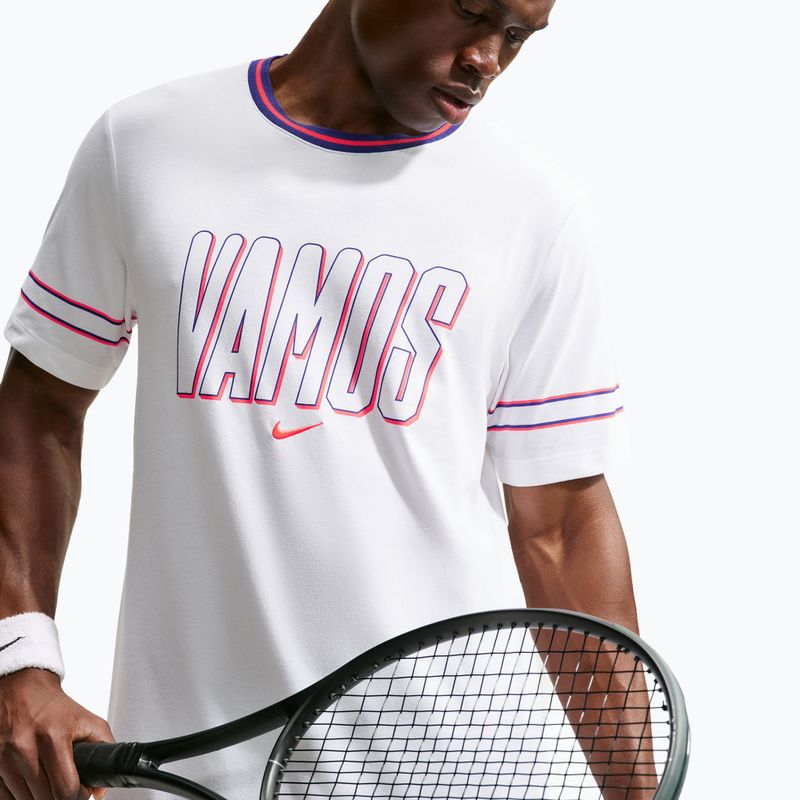Футболка чоловіча Nike Court Dri-FIT Cotton white 4