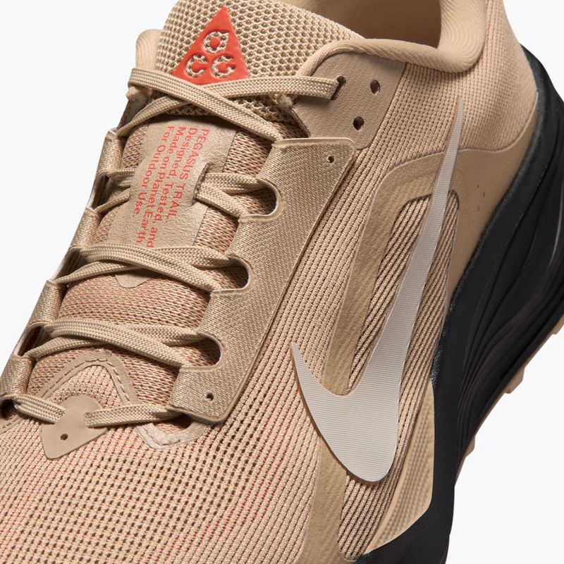 Кросівки для бігу чоловічі Nike ACG Pegasus Trail linen/black/light crimson/light orewood brown 5