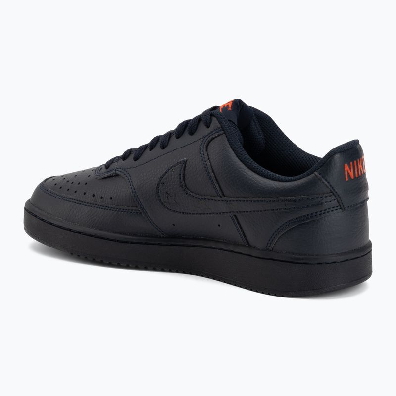 Взуття чоловіче Nike Court Vision Low Next Nature dark obsidian/picante red/dark obsidian 3