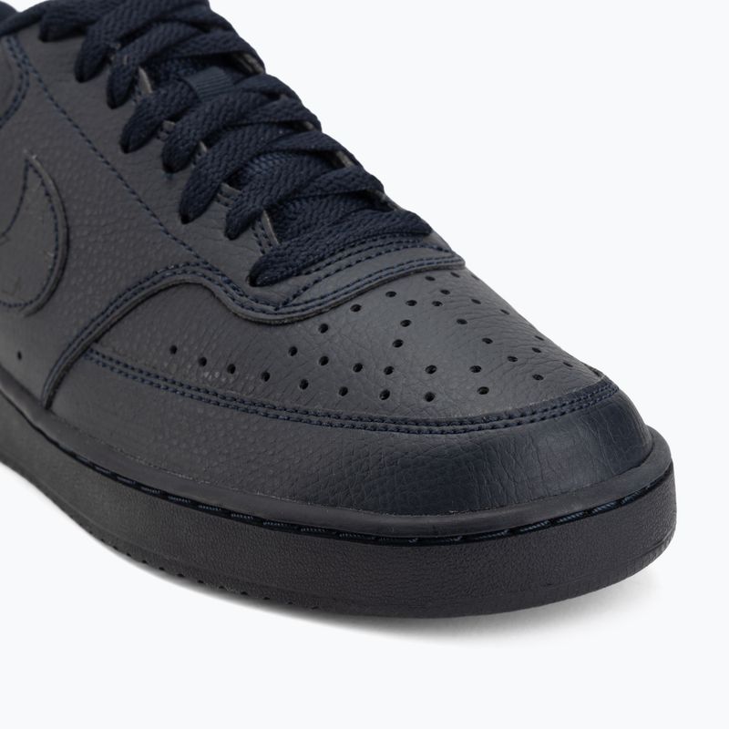 Взуття чоловіче Nike Court Vision Low Next Nature dark obsidian/picante red/dark obsidian 7