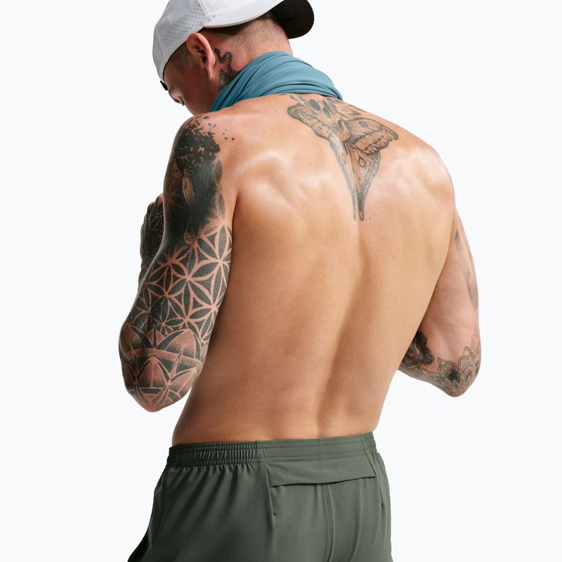 Штани для бігу чоловічі Nike Miler Dri-Fit Woven camo green/mineral slate 5