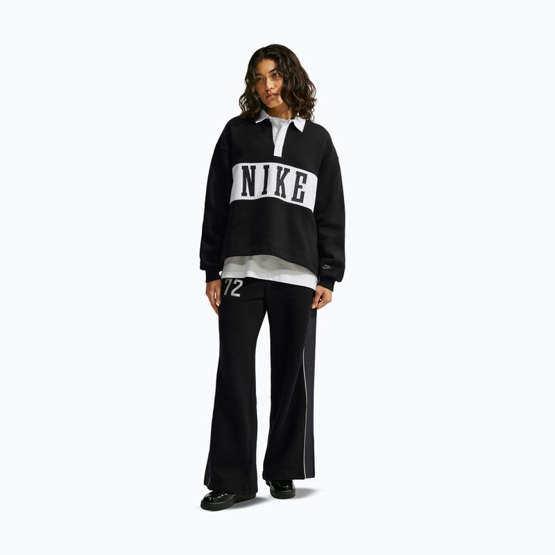 Кофта жіноча Nike Studio Fleece Medium Weight total black/sail/sail 2