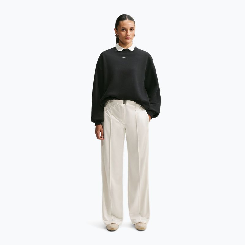 Кофта жіноча Nike Studio Fleece Medium Weight total black/sail 2