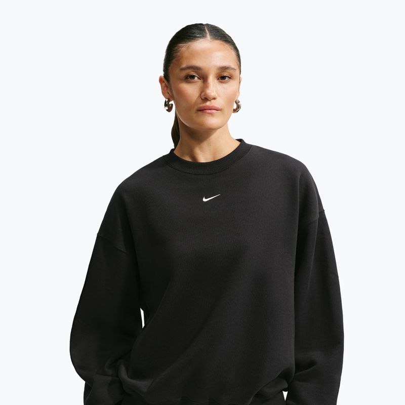 Кофта жіноча Nike Studio Fleece Medium Weight total black/sail 4