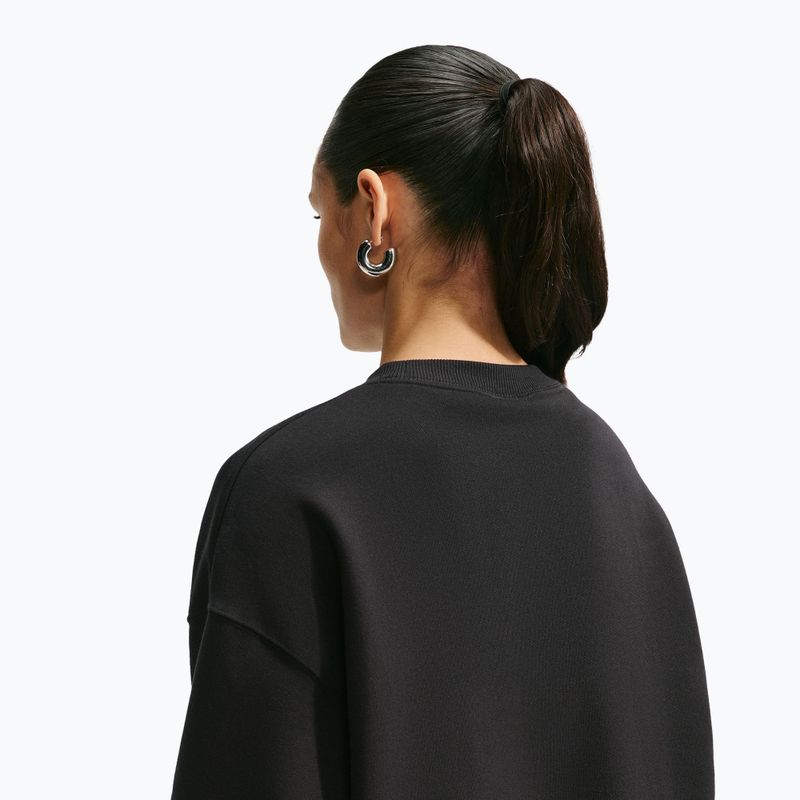 Кофта жіноча Nike Studio Fleece Medium Weight total black/sail 5