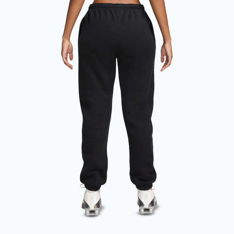Штани жіночі Nike Studio Fleece total black/sail 2