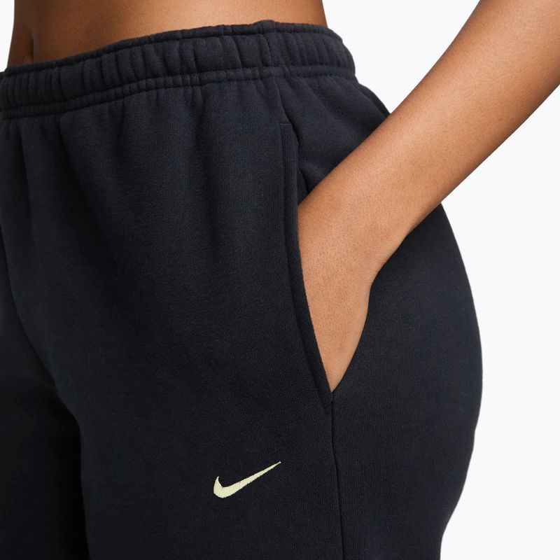 Штани жіночі Nike Studio Fleece total black/sail 3