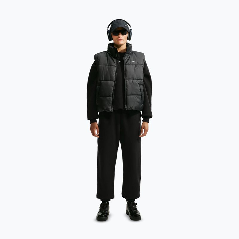 Штани жіночі Nike Studio Fleece Medium Weight total black/sail 2