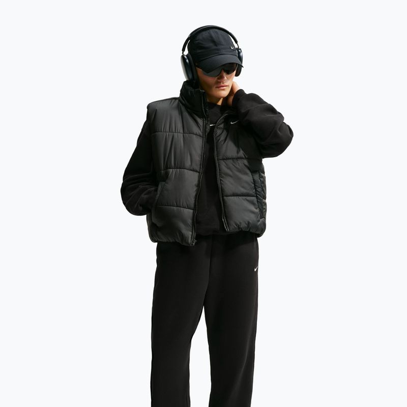 Штани жіночі Nike Studio Fleece Medium Weight total black/sail 4