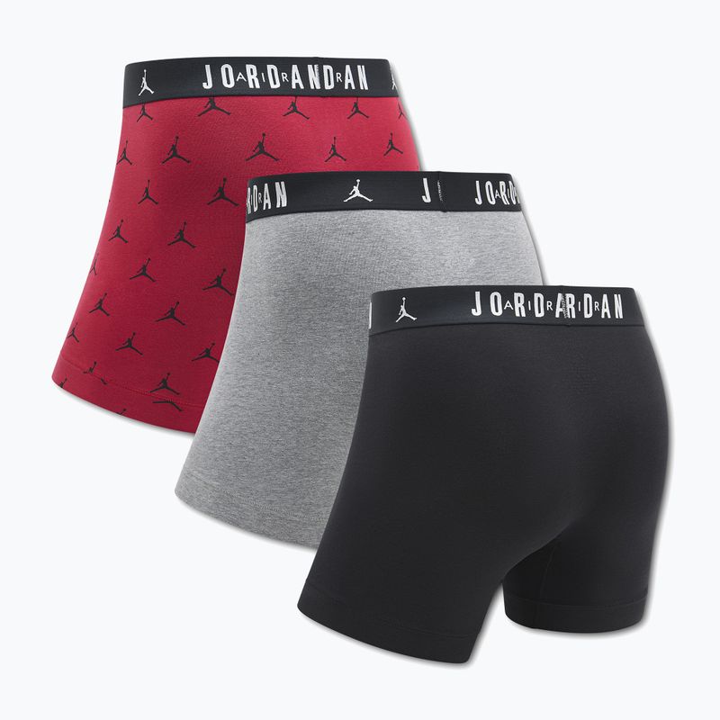 Боксерки чоловічі  Jordan JHM Flight Cotton Essential 3 pairs gym red 2
