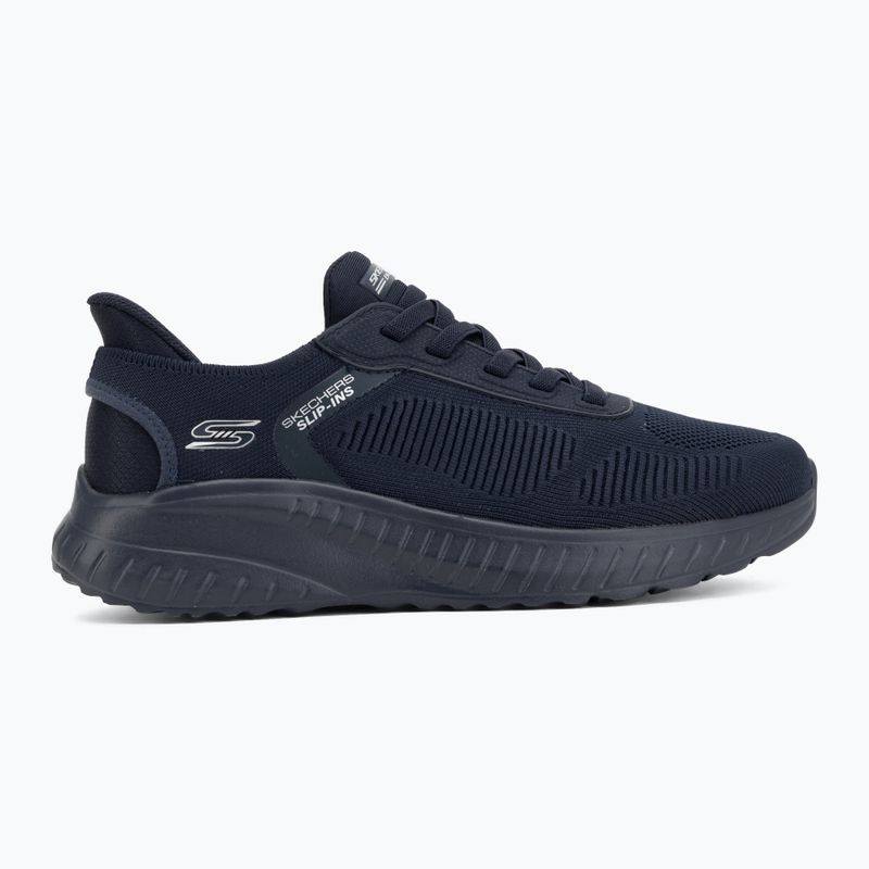 Кросівки чоловічі SKECHERS Bobs Squad Chaos Solid Step blue 2