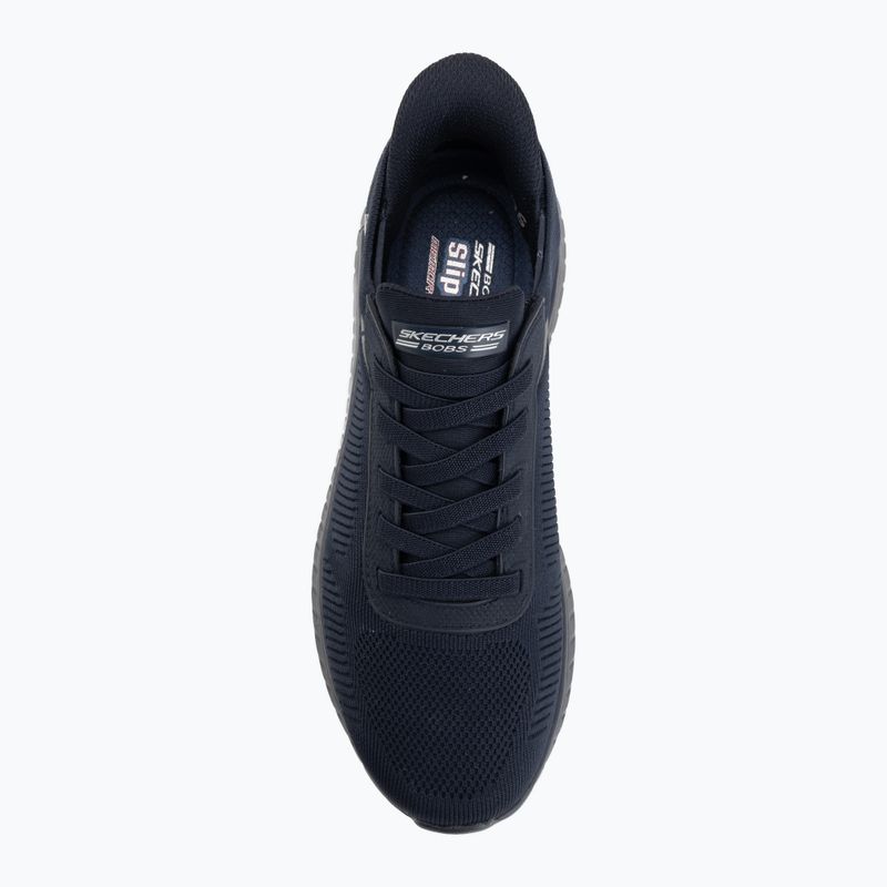 Кросівки чоловічі SKECHERS Bobs Squad Chaos Solid Step blue 5