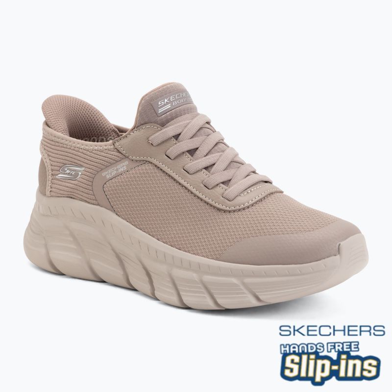 Кросівки жіночі SKECHERS Bobs B Flex Hi Linear Force gray
