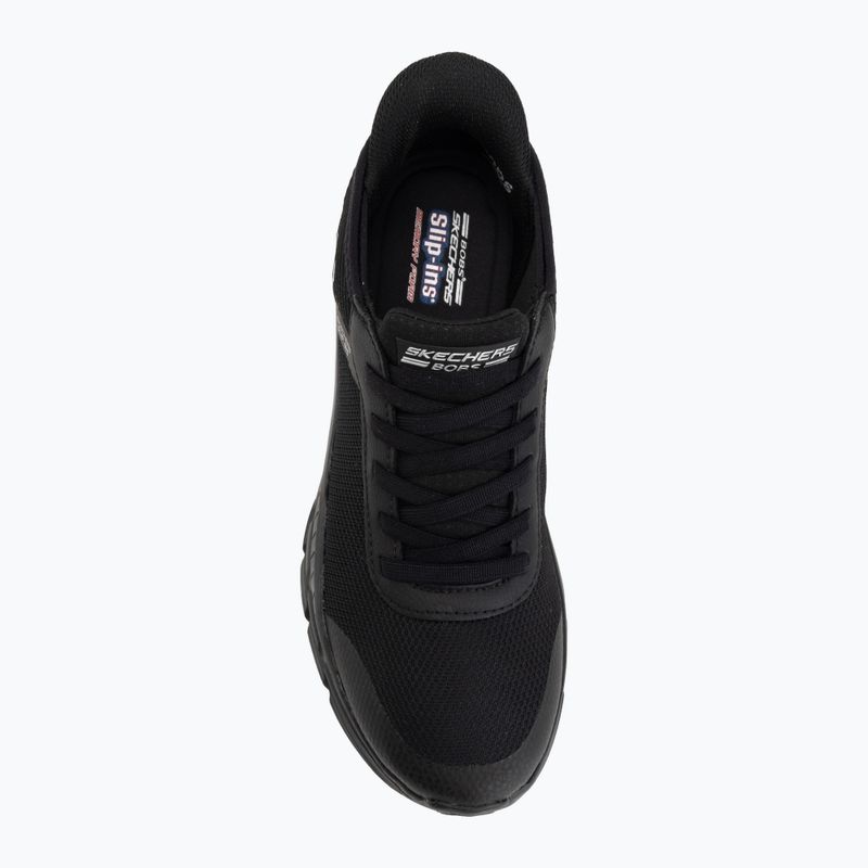 Кросівки жіночі SKECHERS Bobs B Flex Hi Linear Force black 5