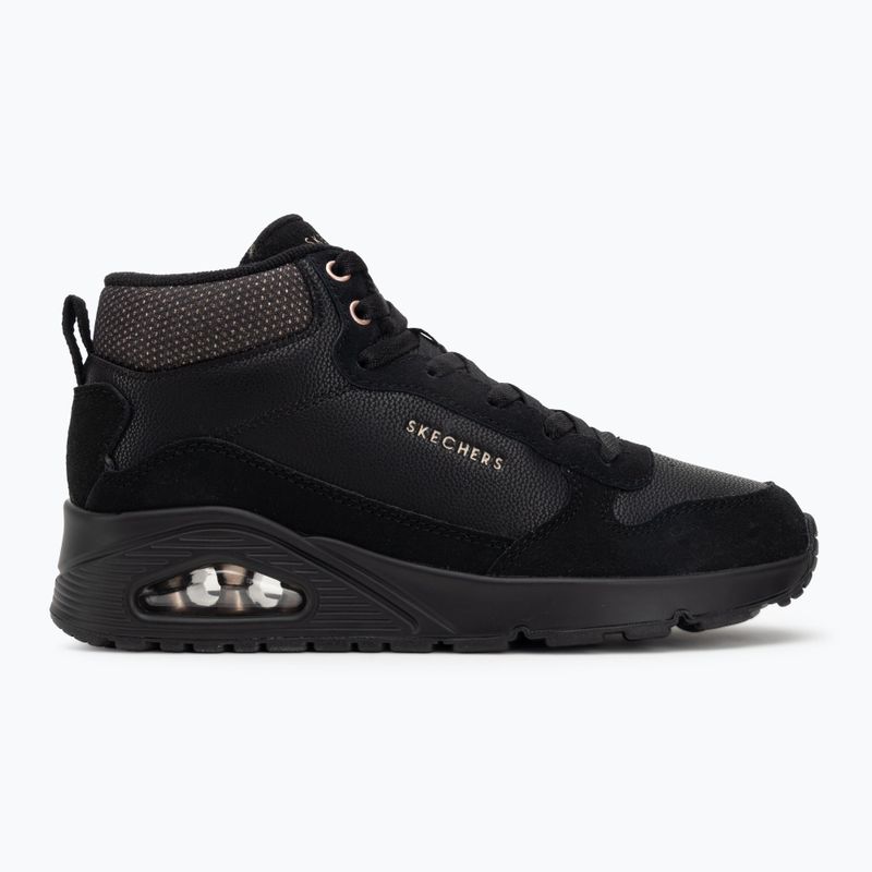 Кросівки жіночі Skechers Uno Stacre Shine black 2