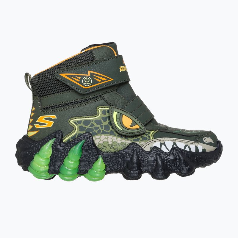 Черевики зимові дитячі SKECHERS Skech-O-Saurus Lights 2.0 green 2