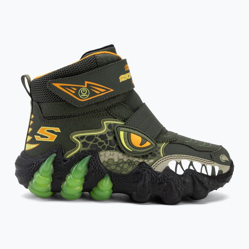 Черевики зимові дитячі SKECHERS Skech-O-Saurus Lights 2.0 green 2