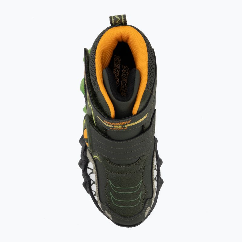 Черевики зимові дитячі SKECHERS Skech-O-Saurus Lights 2.0 green 5